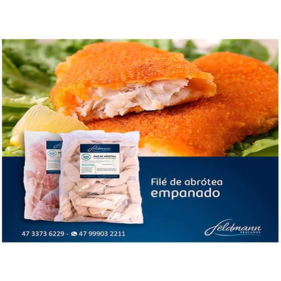 >Filé de peixe Branco Empanado